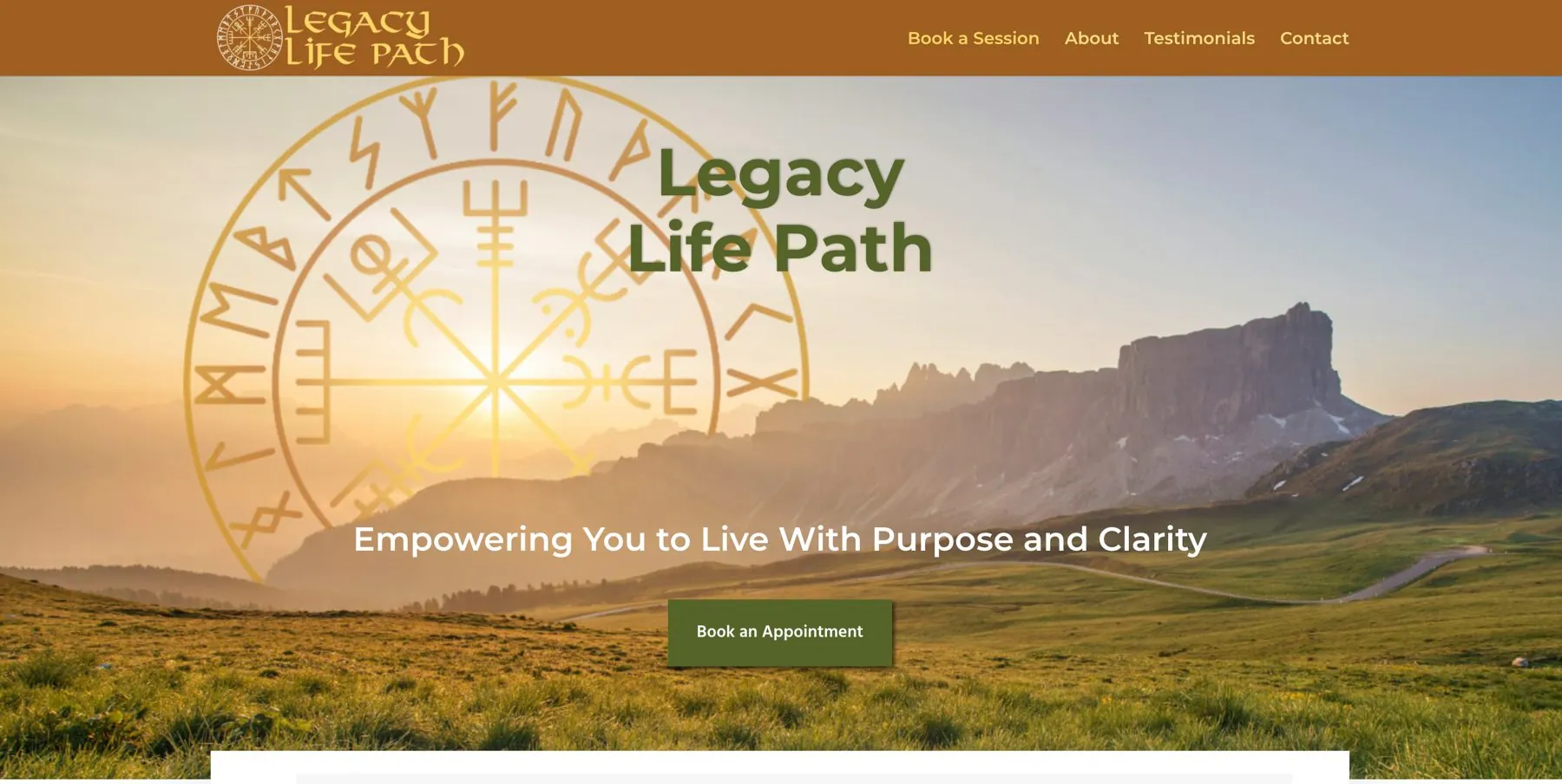 Legacy Life Path website